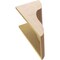 Ekena Millwork 11"W x 11"D x 22"H Wide Carmel Rough Cedar Woodgrain TimberThane Corbel, Primed Tan CORUR11X11X22CARRCPR - alternate 4